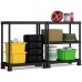 KIS PLUS TRIBAC 90/5 regál 182x90x45 cm, čierna 9933