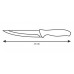 LAMART BLADE Nôž lúpací LT2021, čepeľ 7,5 cm, čierna / nerez, 42000180