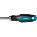 Makita E-25096 Sada bitov 1/4" s račňou 44 ks v plastovom kufríku STOP