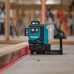 Makita SK700D Aku čiarový laser, červený, Li-ion CXT 10,8/12V, bez aku Z