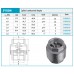 NOVASERVIS Spätná celokovová klapka 1/2 "JY504 / 15