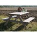 Záhradný set PIKNIK 160 cm, borovica, sivá 12500