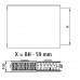 Kermi Therm X2 Plan-Kompakt panelový radiátor 22 300 / 1200 PK0220312