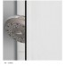 RONAL PLS4 Pur Light S posuvné dvere + 2stěny, 160-200cm, biela/sklo zrkadlové PLS4SM40453