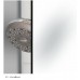 RONAL PLSE2 Pur Light S rohový vstup, 80cm, pravý, aluchrom/Cristal perly PLSE2D0805044