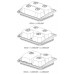 Prosperplast RESPANA GROW TRAY Podnos k sadbovačům 57,6 x 45,6 x 11cm, antracit INTC60