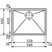 Franke Planar PPX 110-52, 560x450mm, nerezový drez 122.0203.471