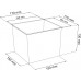 Prosperplast RATO SQUARE květináč 17cm, 7,2l, antracit DRTS170 Prosperplast RATO SQUARE květináč 17cm, 7,2l, antracit DRTS170