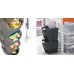 Prosperplast SORTIBOX Sada 4 odpadkových košov 4x25l, antracit IKWB25S4