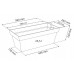 PROSPERPLAST CUBE CASE BETON Truhlík 25,5l, betón DCUC600B