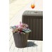 Prosperplast WOODE kvetináč 39,3x37cm mocca DBWO400