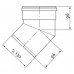 PROTHERM koleno 45 °, priemer 130 mm (2 kusy)