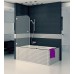 RONAL PURB Pur jednodielna vaňová zástena, 85cm, vľavo, chróm / Mastercarré PURBG08501030