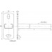 RABOVSKÝ Konzola nosníková 40x20x2 mm, 750 mm zinok 32102750
