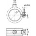 RABOVSKÝ Objímka LUPJ 2 1/2 ", 75 mm jednodielna 11010075