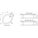 RAVAK ELIPSO PRO-90 R550 Flat sprchová vanička, white XA237711010B