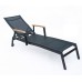 Lehátko ANGELA ZWC-96 polohovacie 51 x 65 x 205 cm, čierna 610/14