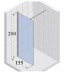 SCANDIC Sprchová zástena S 400 155x200cm