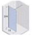 SCANDIC Sprchová zástena S 400 75x200cm
