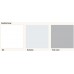RONAL PLSE2 Pur Light S rohový vstup, 100cm, ľavý, aluchrom / sklo satén PLSE2G1005049