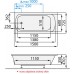 Santech Vaňa ONE 1500 x 725 mm