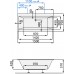 Santech Vaňa VARIA 1500 x 750 mm