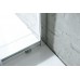 AQUALINE ARLETA štvrťkruhová sprchová zástena 900x900mm, číre sklo HLS900