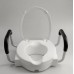 SAPHO SENIOR WC sedátko zvýšenej 10cm, s madlami, biela A0072001