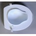 SAPHO SENIOR WC sedátko zvýšenej 10cm, bez madiel, biele A0071001