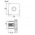 BAZÁR CATA X-MART 10T kúpeľňový ventilátor s časovačom,potrubie 100 mm nerez, 01041000