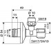 SCHELL COMFORT Rohový regulačný ventil 1/2 ", pochrómovaný 049170699