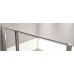 RONAL SL31 Swing-Line jednokrídlové dvere + stena, 100 cm, elox / číre sklo SL13110000107