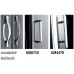 GELCO Sigma sprchové dvere dvojdielne posuvné 100, sklo BRICK SG3260