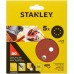 Stanley STA32032-XJ Brúsne papiere pre excentrickú brúsku 125mm, P80, 5ks