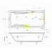 TEIKO Vaňa Columba obdĺžniková 190 x 90 cm - HTP systém ECO HYDRO V212190N04T01211