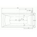 TEIKO Vaňa Porta 180 P obdĺžniková 180 x 80 cm, akrylátová, biela, pravá V112180R04T02001