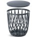 Prosperplast UNIQUBO TP Univerzálny kôš / stolík 48cm, 55l, antracit IKUB55TP