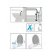 NOVASERVIS WC SEDENIE PRESTIGE červík - WC/CERVIK