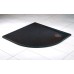 RONAL WMR Marblemate štvrťkruhová vanička, 80x80cm, R 55, čierna WMR550800154