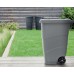 Prosperplast WHEELER Záhradná nádoba s odolnými kolieskami 95L, antracit NBWB95