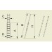ALVE rebrík dvojdielny výsuvný laminátový, 2x10 priečok 5230