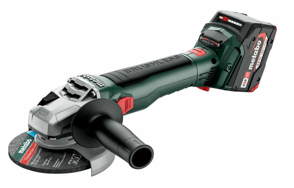 Metabo W 18 LT BL 11-125 aku úhlová bruska (18V/2x4,0Ah/125mm) 613052510