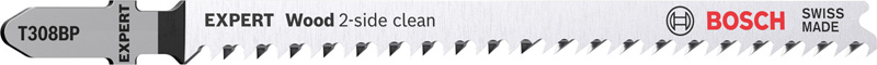 BOSCH List priamočiarej píly EXPERT ‘Wood 2-side clean’ T 308 BP, 3 ks 2608900557