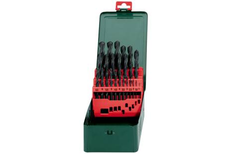 Metabo Kazeta s vrtákmi HSS-R, SP, 25-dielna 627152000