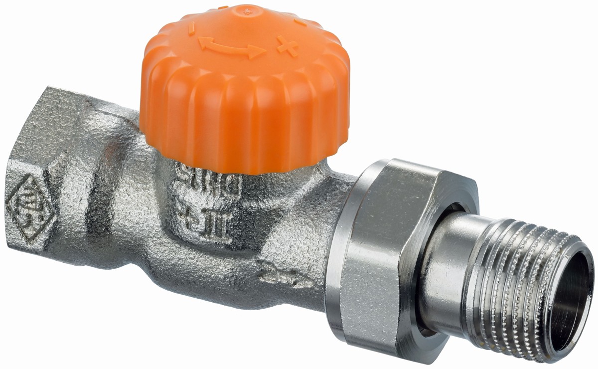 HEIMEIER Eclipse 3/8&quot; (DN 10) termostatický ventil , priamy 3932-01.000
