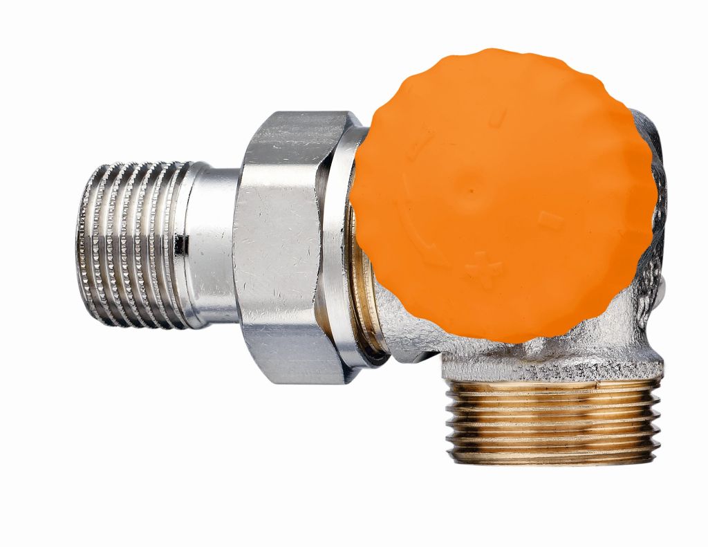HEIMEIER Eclipse1/2&quot;(DN 15) termostatický ventil,uhlový,pravý s vonkajším záv 3939-02.000