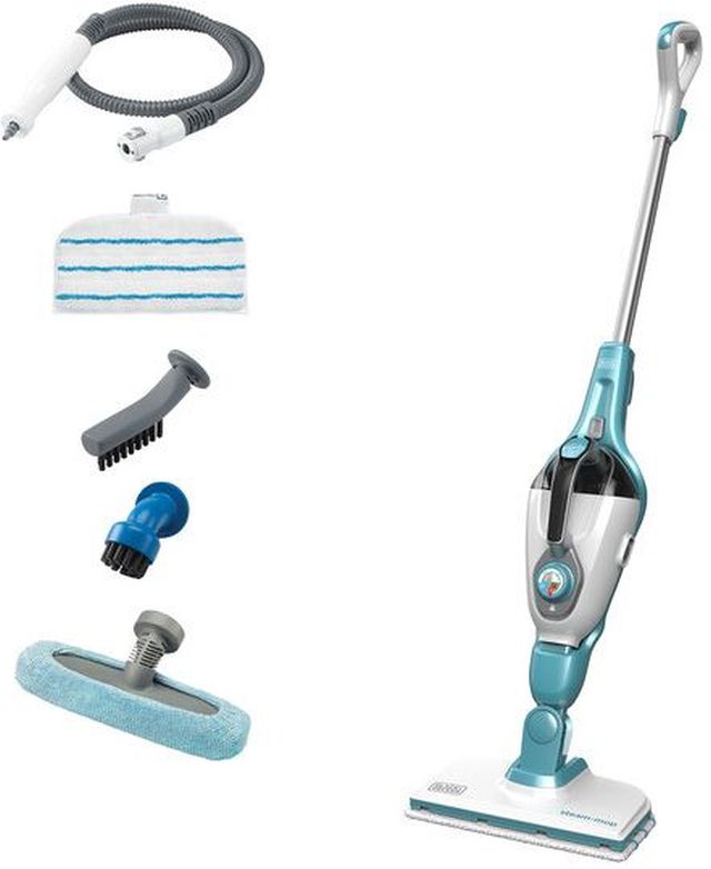 Black &amp; Decker FSMH1321 Parný mop s ručným parným čističom 7v1 (1600W/0,5L)