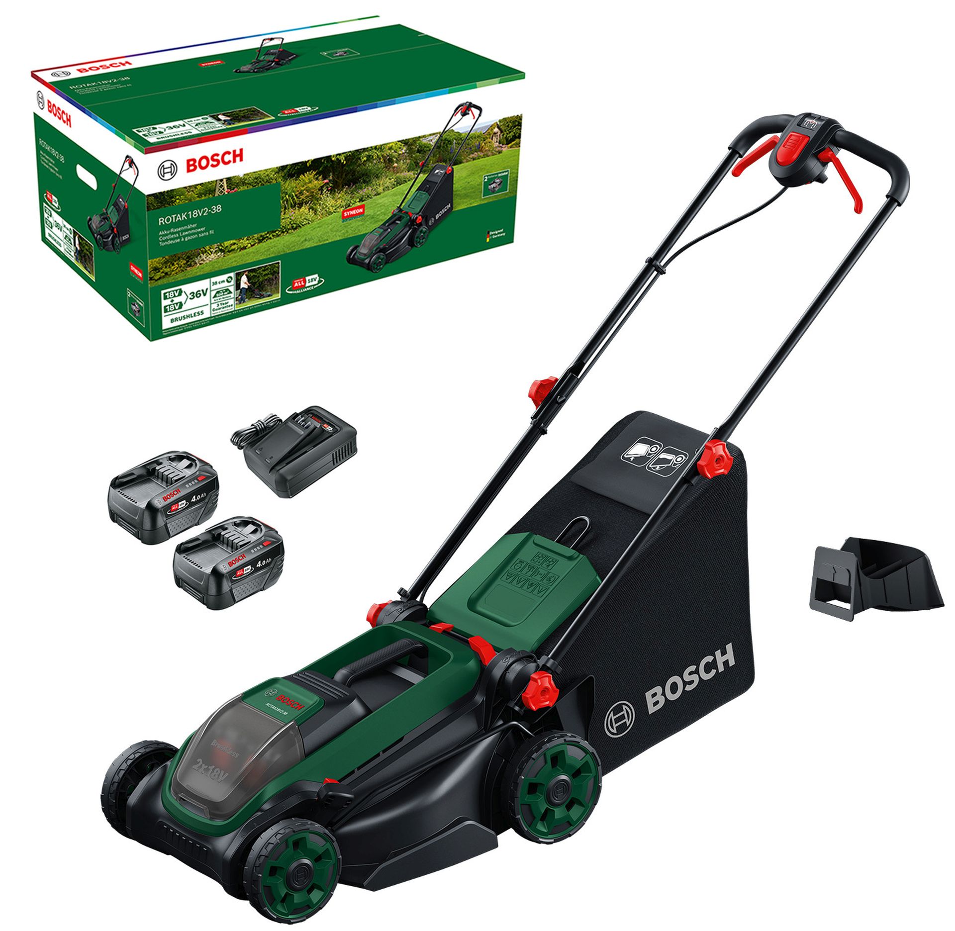 BOSCH ROTAK18V2-38 Akumulátorová kosačka 06008B9M00