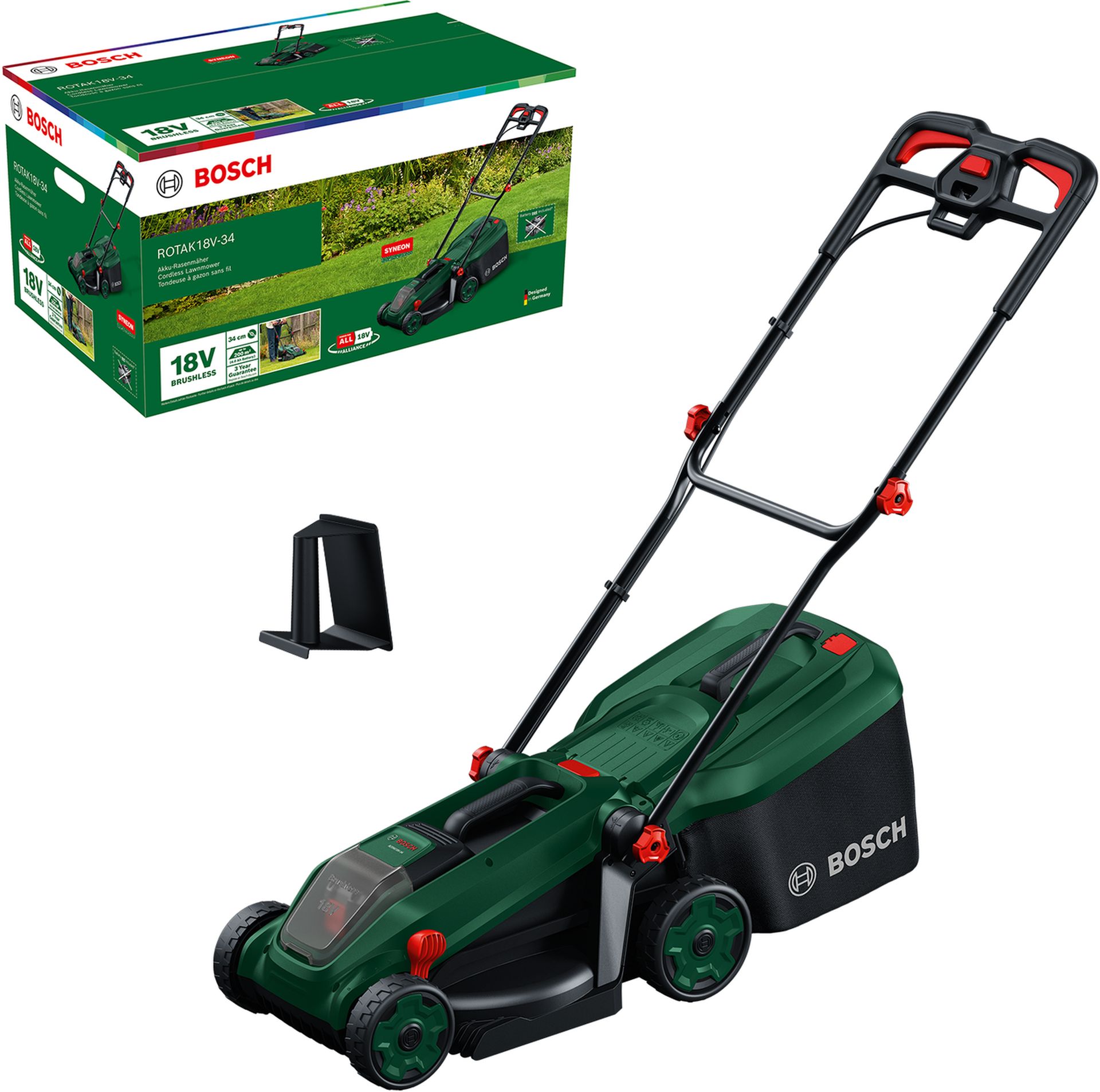 BOSCH ROTAK18V-34 Akumulátorová kosačka na trávu 06008B9N01