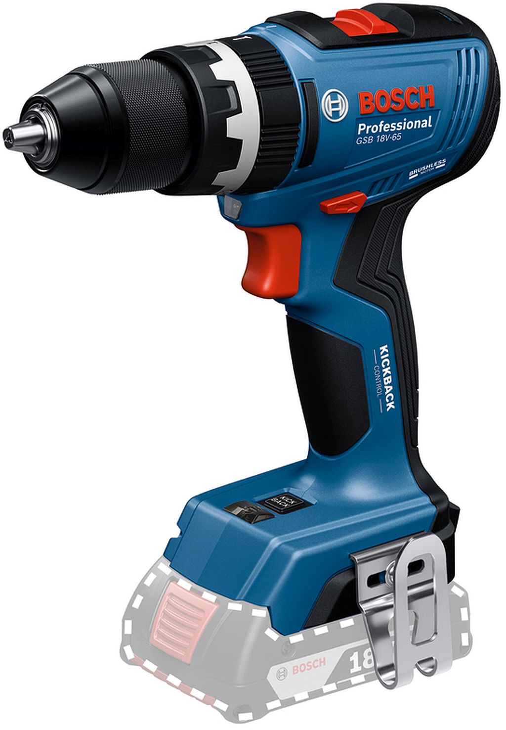 BOSCH GSB 18V-65 PROFESSIONAL Príklepová vŕtačka 06019N3300